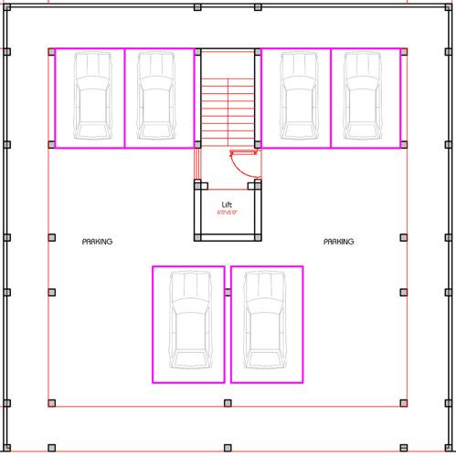  beeline-apartments Beeline Apartments Cluster Plan for ground Floor