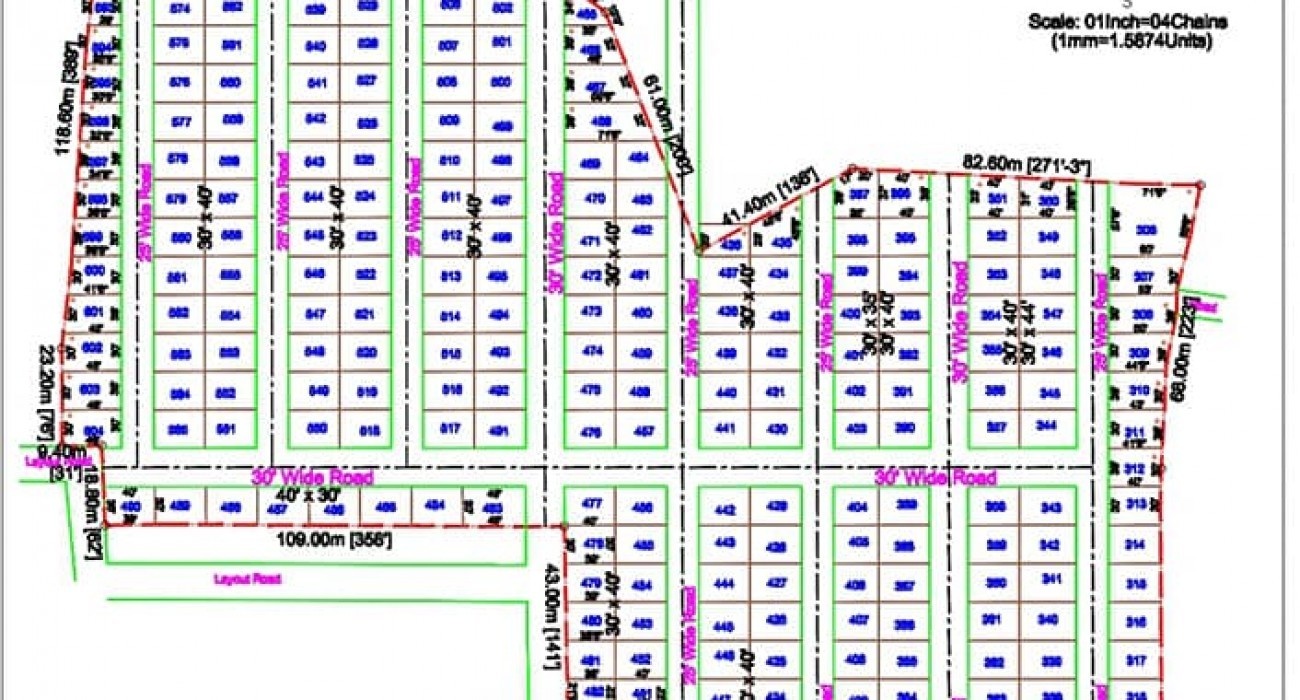  vinayaka hills Layout Plan