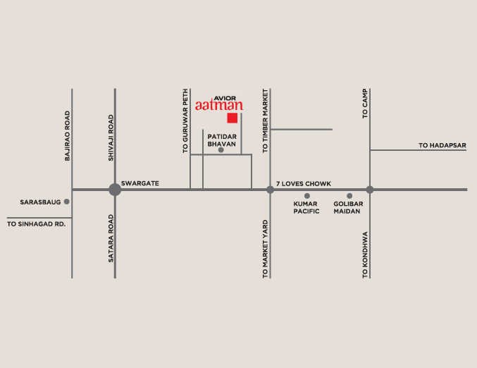  aatman phase iii Location Plan