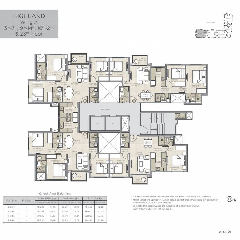  highland a b c d and e wing Highland A B C D And E Wing Cluster Plan