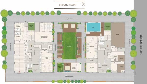  grace-3 Block A And Block B Cluster Plan for ground Floor