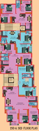  housing D M Housing Cluster Plan from 2nd to 3rd Floor