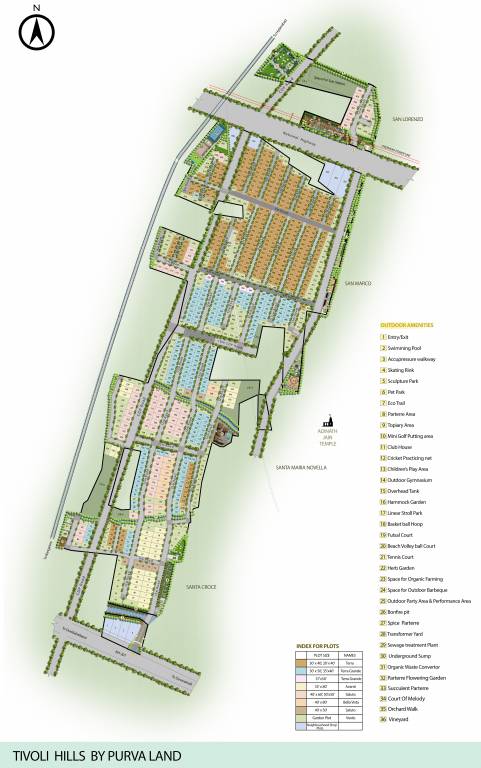 tivoli hills Layout Plan