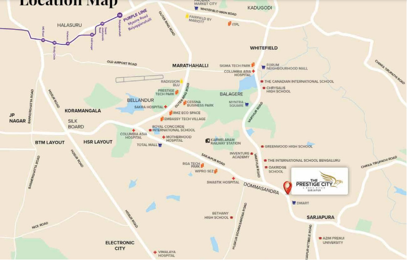  smart city Location Plan