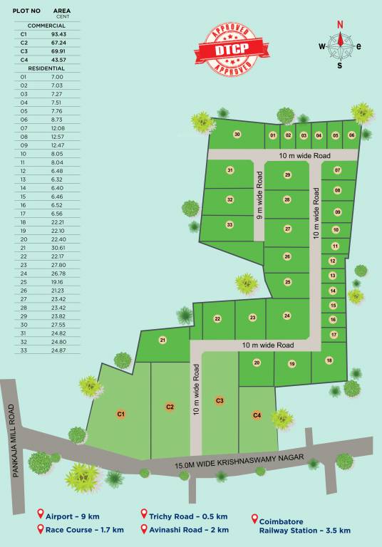  blue crest Layout Plan