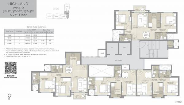  highland Wing D Cluster Plan