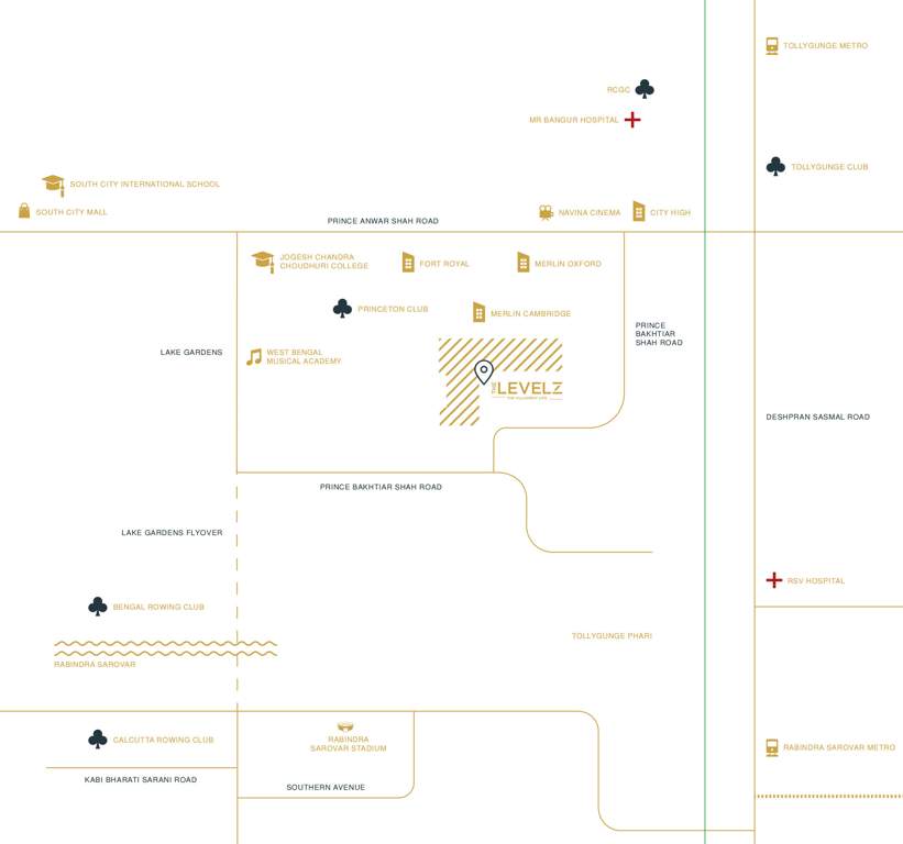  the levelz Location Plan
