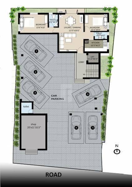  srishti Srishti Cluster Plan For Ground Floor