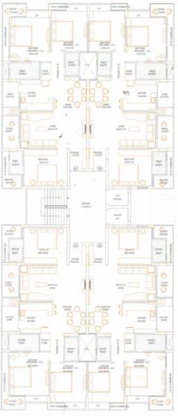 Chitrax Silver A Cluster Plan from ground to 7th Floor chitrax-silver-a Chitrax Silver A Cluster Plan from ground to 7th Floor