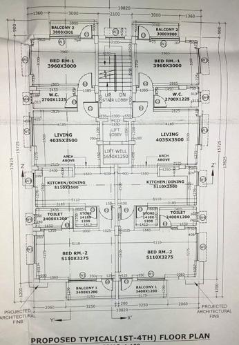  purbangan-cooperative-housing-society Purbangan Cooperative Housing Society Cluster Plan from 1st to 4th Floor