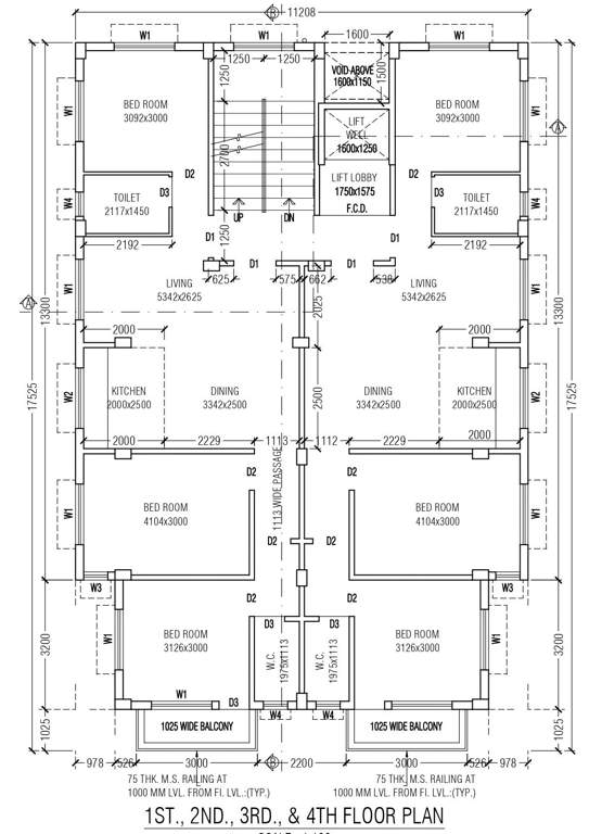  concept co operative housing society Concept Co Operative Housing Society Cluster Plan From 1st To 4th Floor