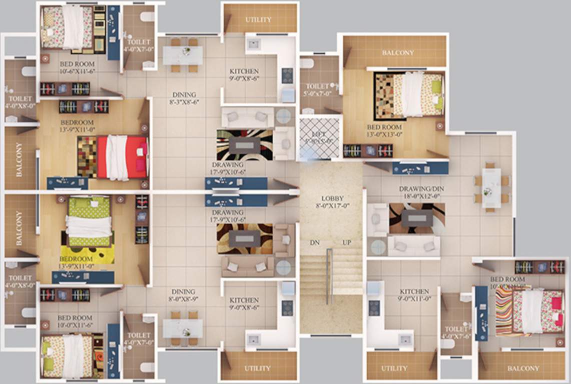  the orion The Orion Cluster Plan from 1st to 4th Floor