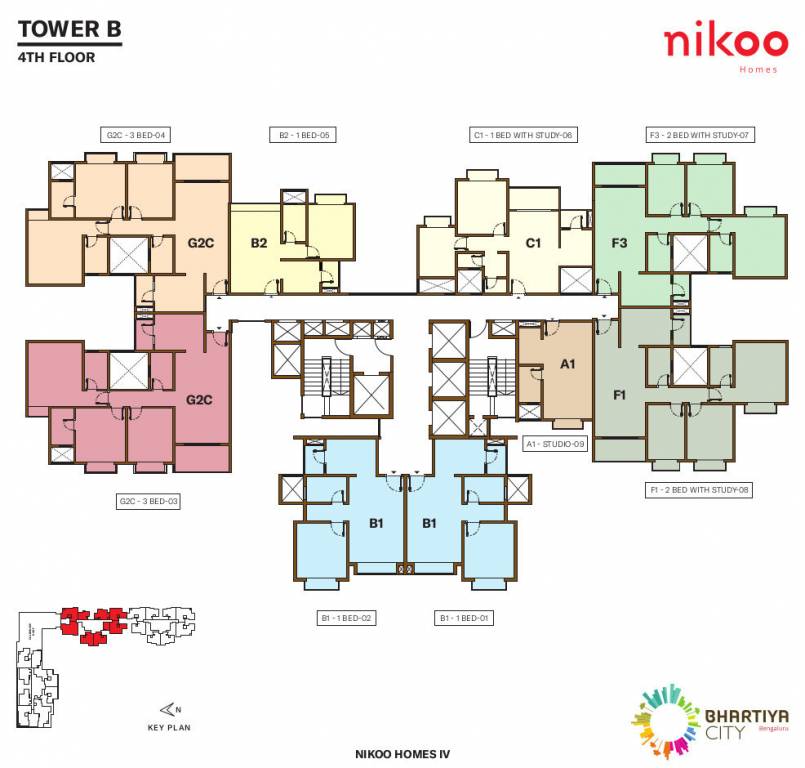  nikoo home 4 Cluster Plan