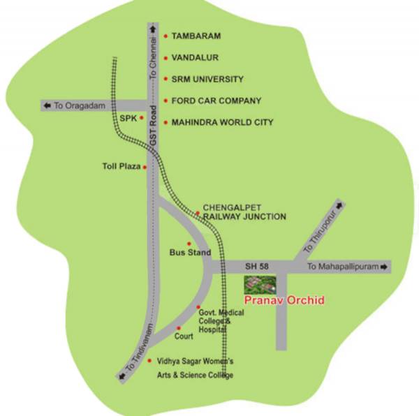  pranav-orchid Location Plan