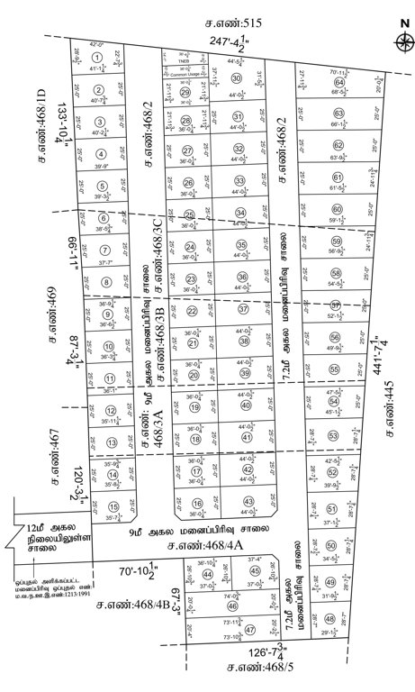  ms nagar Layout Plan