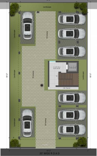  poompunal-flats Poompunal Flats Cluster Plan For Stilt Floor