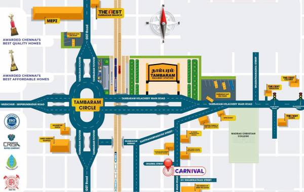  carnival Location Plan