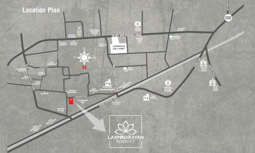  laxminarayan-residency Location Plan