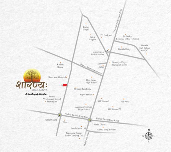  shaaranya Location Plan