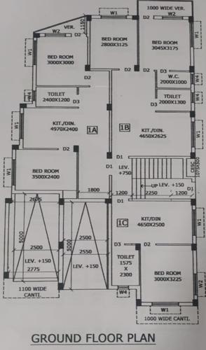 makhami-apartment Makhami Apartment Cluster Plan For Ground Floor