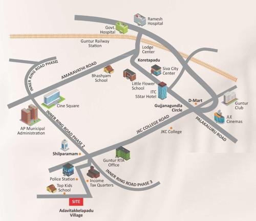  siva-golden-vistas Location Plan