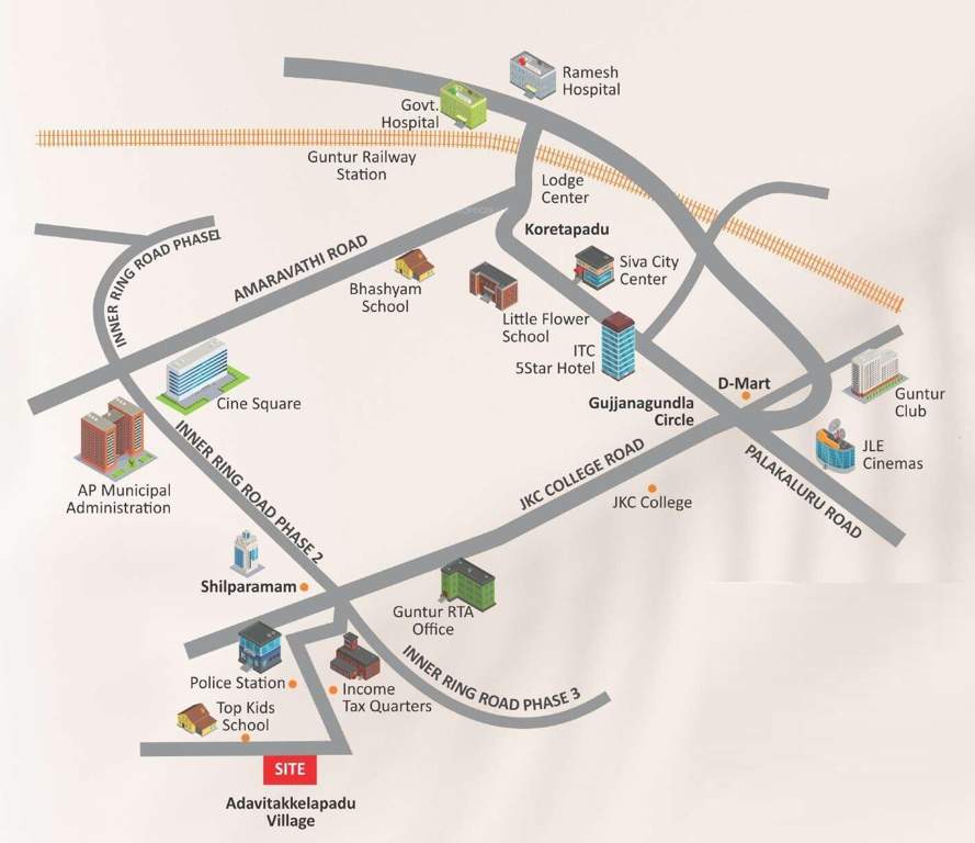  siva golden vistas Location Plan
