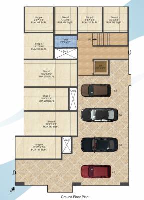 Residency Cluster Plan For Ground Floor residency Residency Cluster Plan For Ground Floor