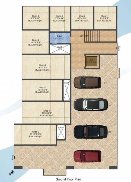 Residency Cluster Plan For Ground Floor residency Residency Cluster Plan For Ground Floor