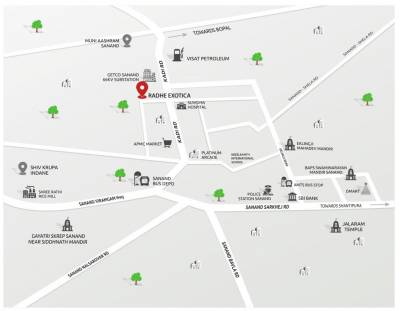  radhe-exotica Location Plan