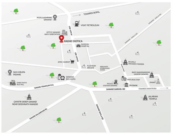  radhe-exotica Location Plan