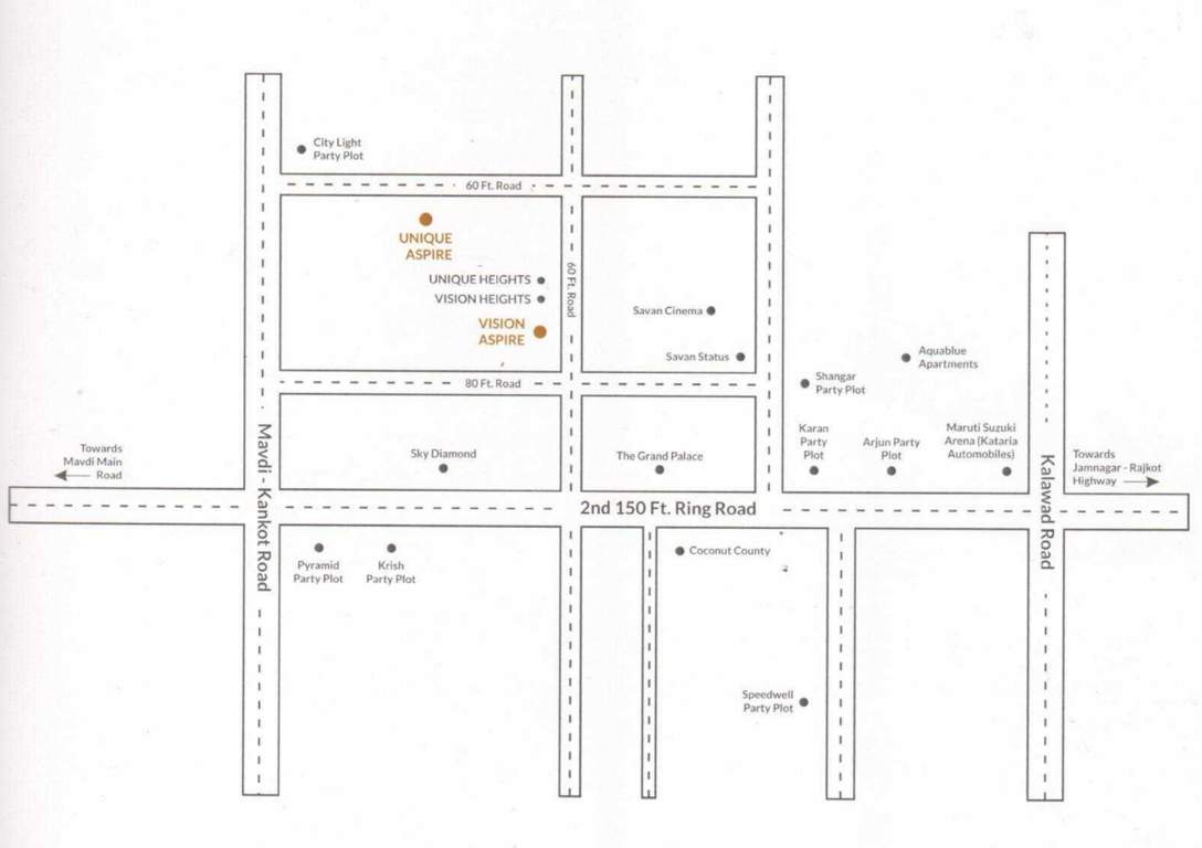 vision aspire Location Plan