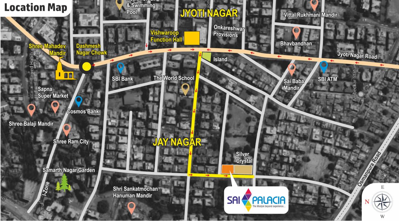 sai palacia Location Plan