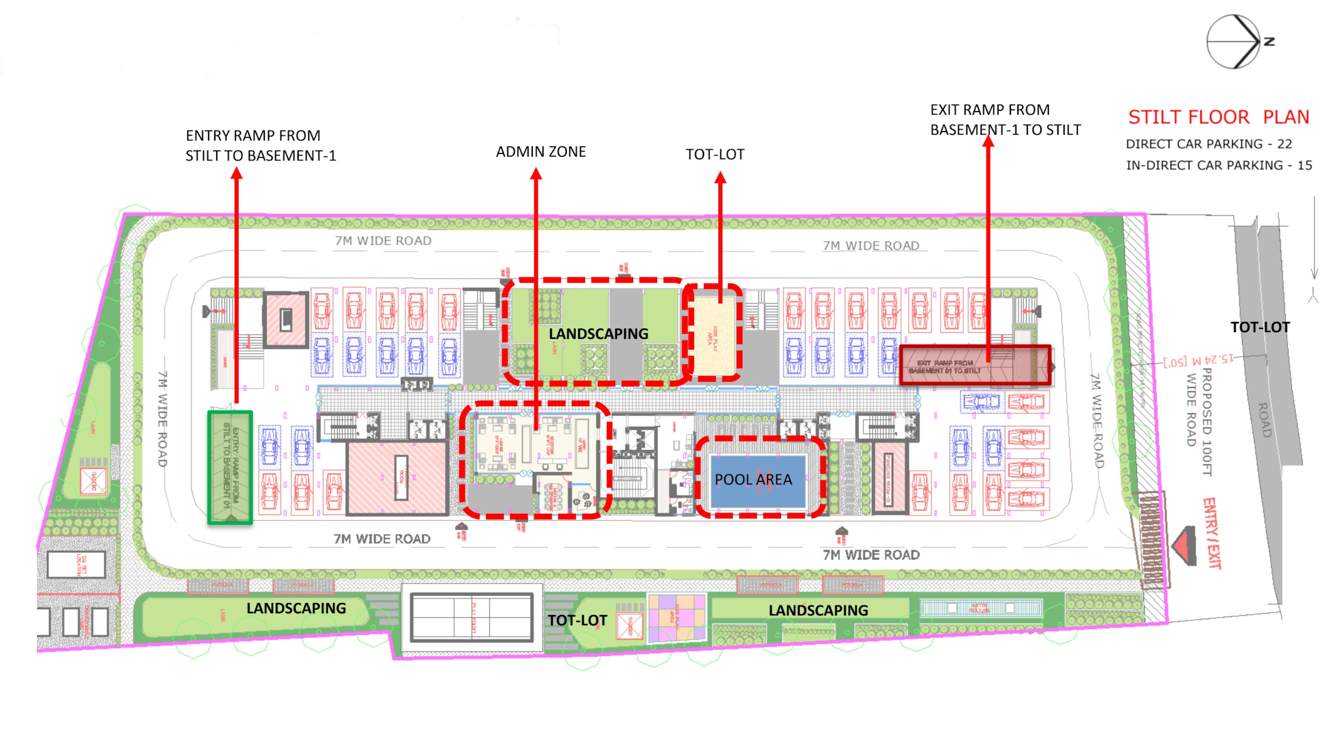  sukra MCV Sukra Stilt Cluster Plan