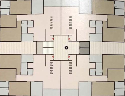  angel-sky Angel Sky Cluster Plan from 1st to 5th Floor