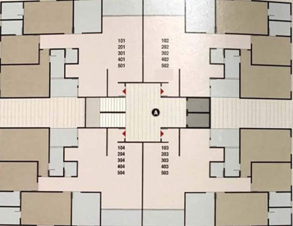  angel sky Angel Sky Cluster Plan from 1st to 5th Floor