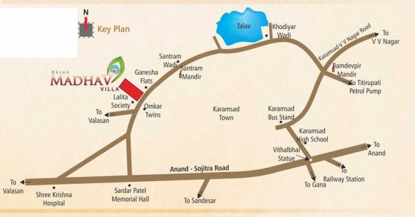  shree-madhav-villa Location Plan