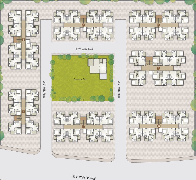  nilkanth residency A Cluster Plan