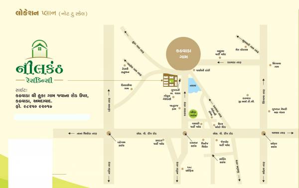  nilkanth-residency Location Plan