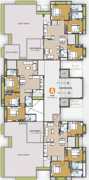  panchamrut A Cluster Plan for 10th Floor