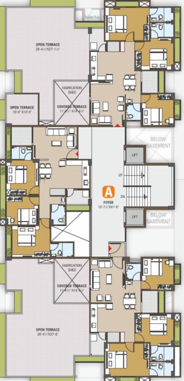  panchamrut A Cluster Plan for 9th Floor