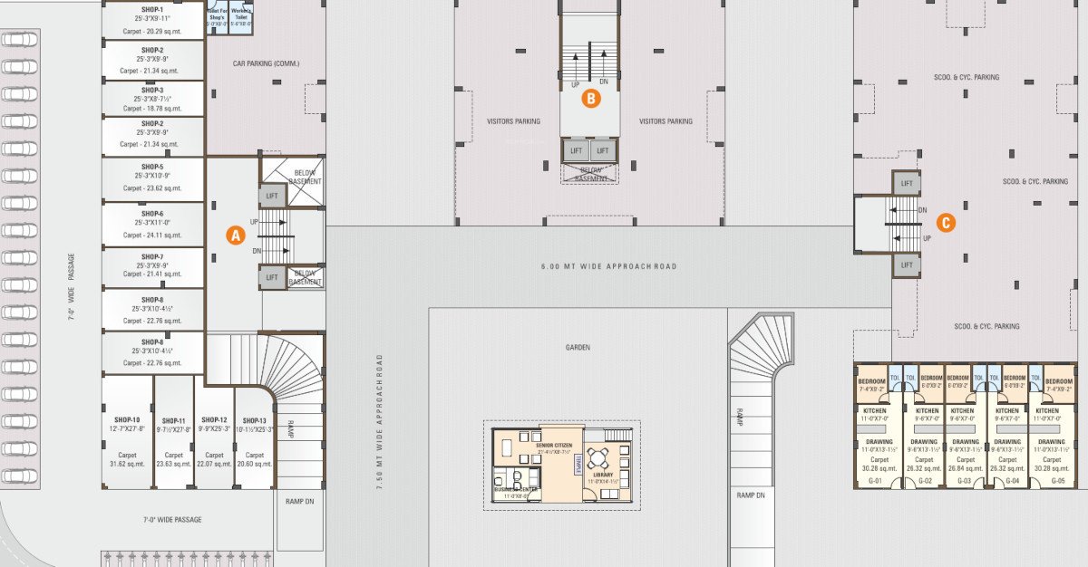  panchamrut Cluster Plan for ground Floor 