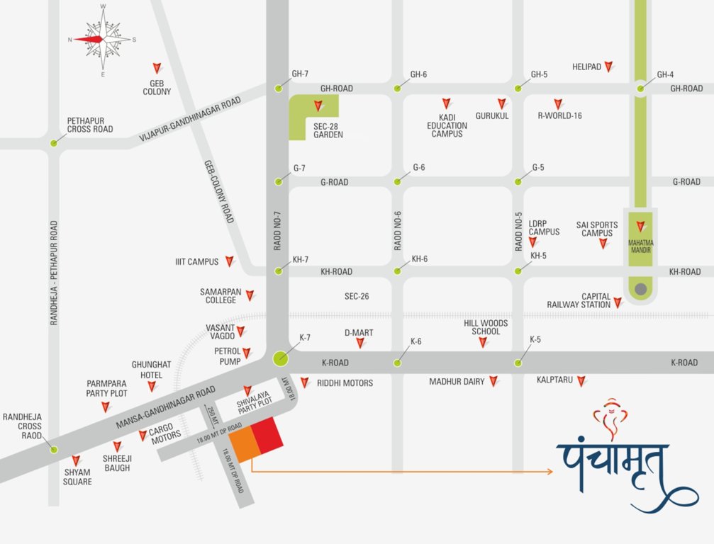  panchamrut Location Plan