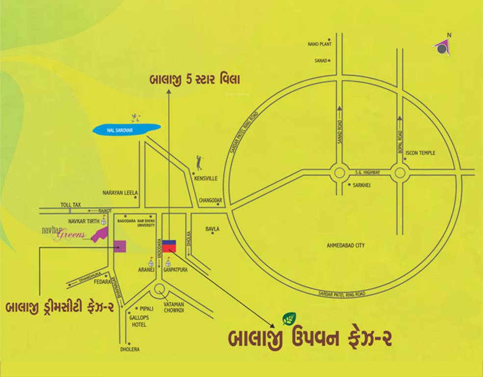  balaji upvan phase 2 Location Plan