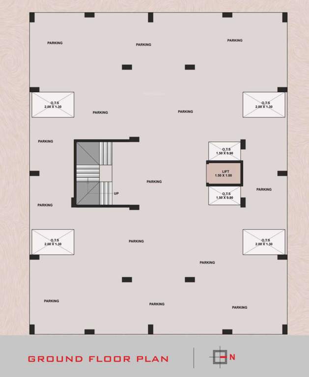 madhav anand residency Madhav Anand Residency Cluster Plan For Ground Floor