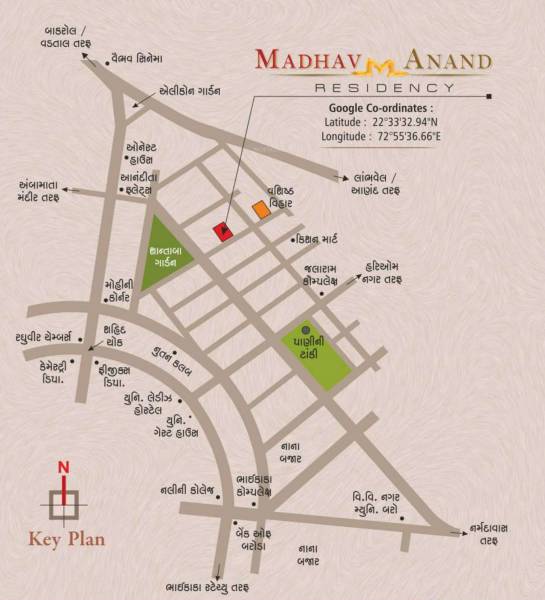  madhav-anand-residency Location Plan
