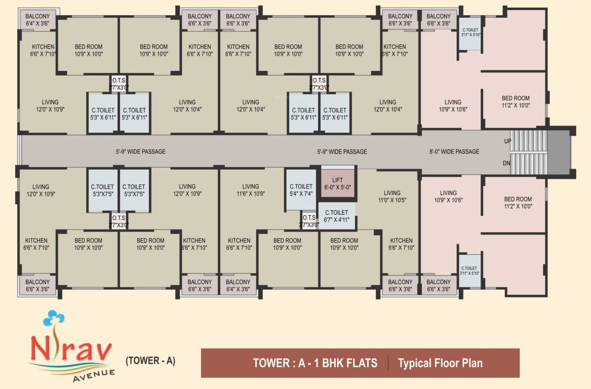  nirav avenue Nirav Avenue Cluster Plan From 1st to 7th Floor