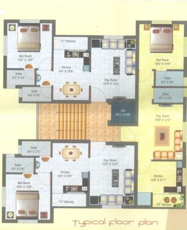  gangotri residency A Cluster Plan