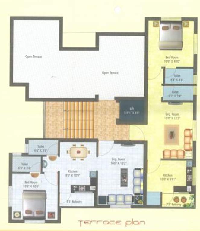  gangotri residency A Cluster Plan