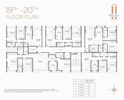  eleven-east Rajshree Eleven East Cluster Plan
