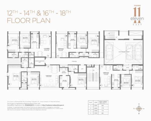  eleven-east Rajshree Eleven East Cluster Plan